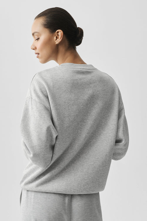 Accolade Crew Neck Pullover - Athletic Heather Grey — image 2