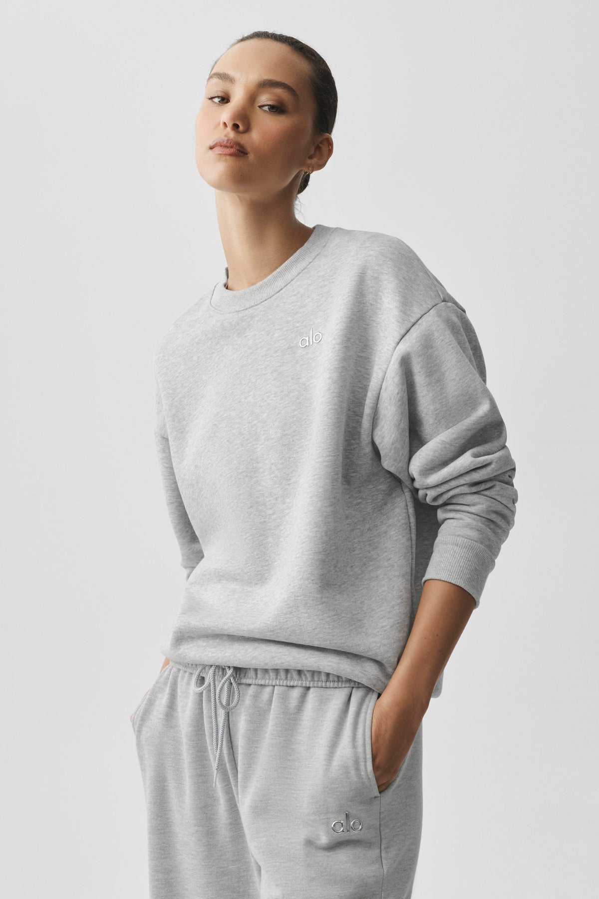 Accolade Crew Neck Pullover - Athletic Heather Grey — image 3