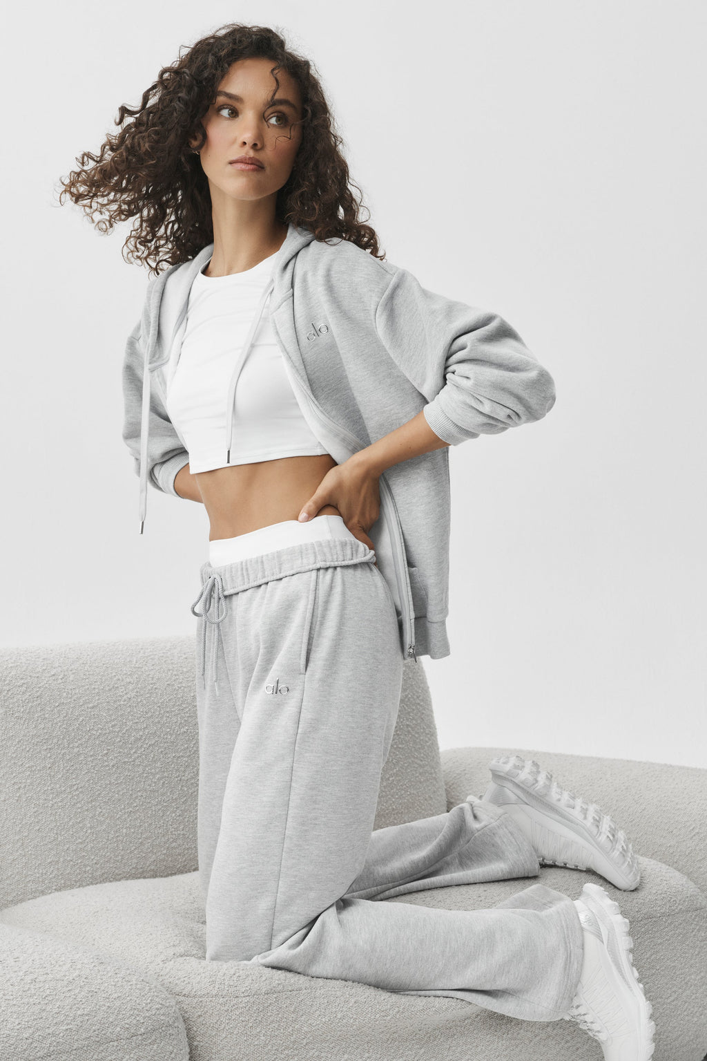 Accolade Full Zip Hoodie - Athletic Heather Grey — image 5