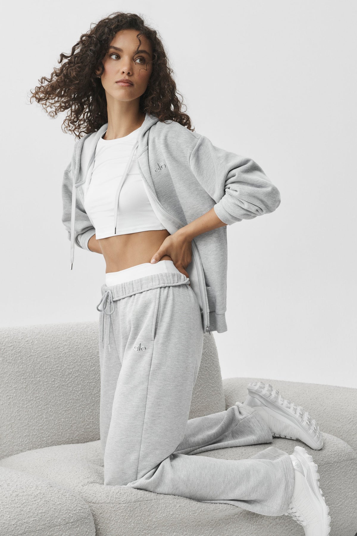Accolade Full Zip Hoodie - Athletic Heather Grey — image 5