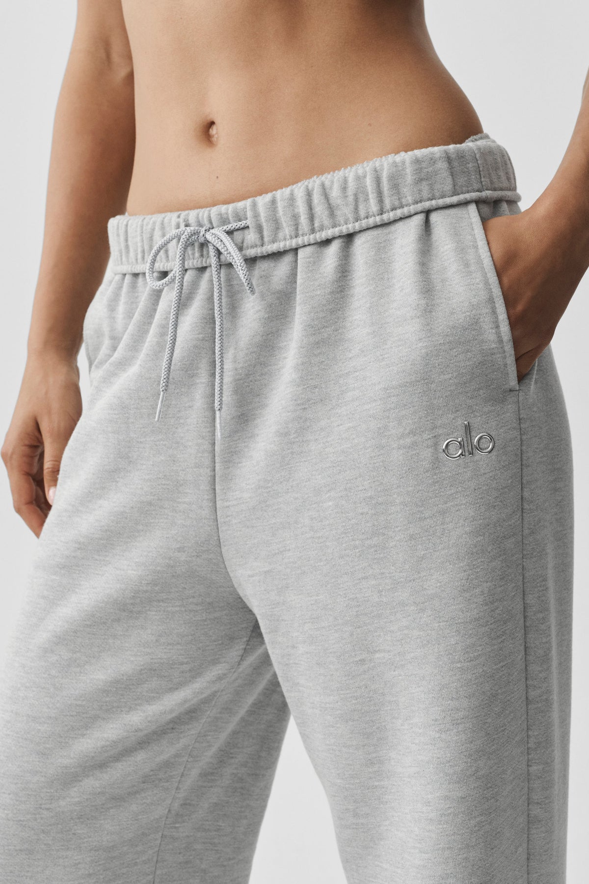 Accolade Straight Leg Sweatpant - Athletic Heather Grey — image 3