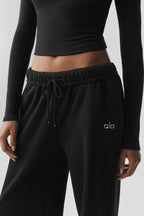 Accolade Straight Leg Sweatpant - Black — image 4