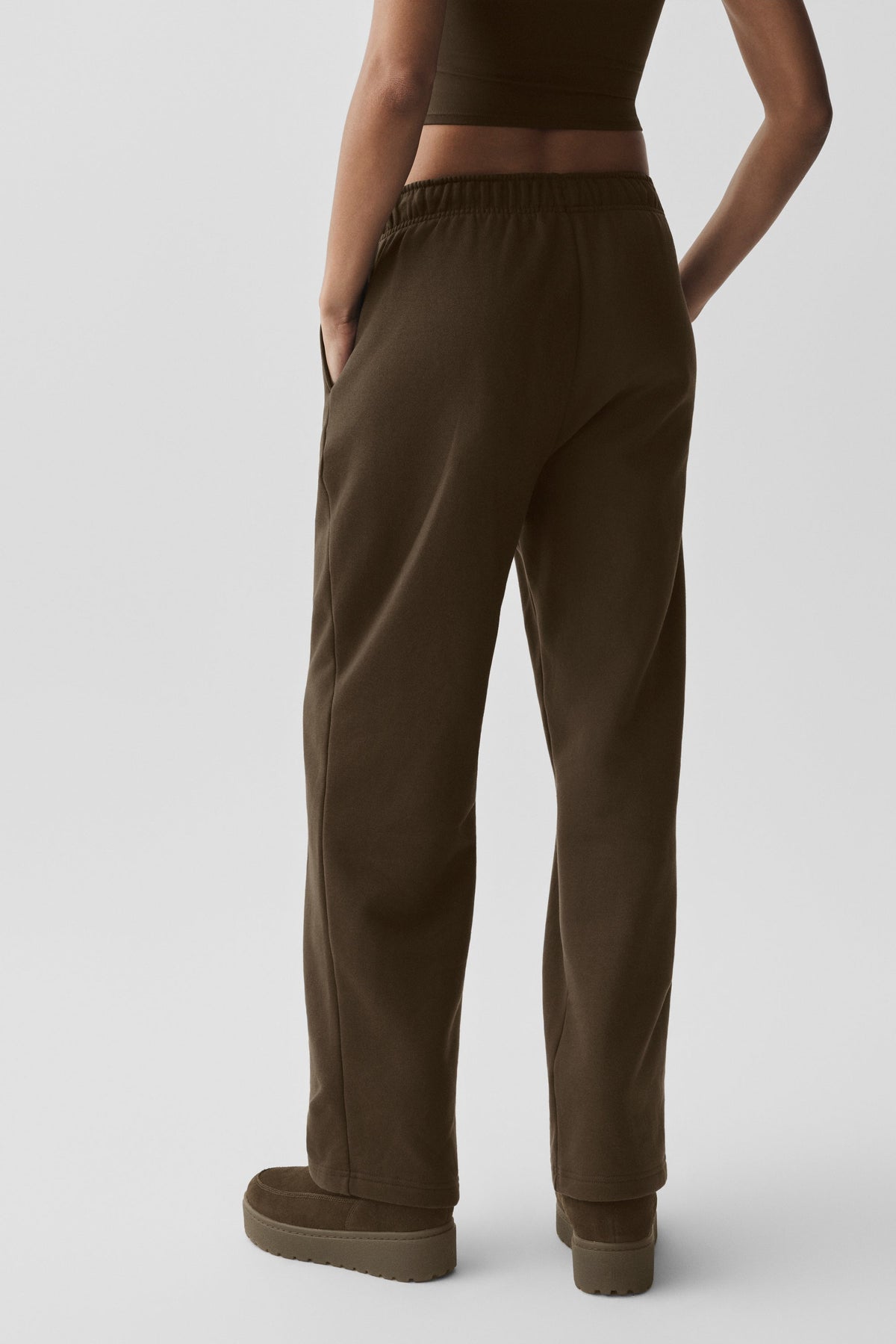 Accolade Straight Leg Sweatpant - Espresso — image 2