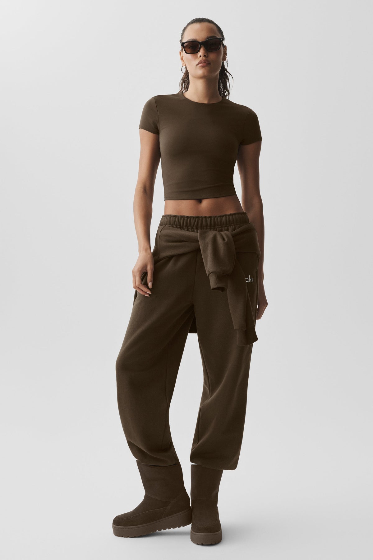Accolade Straight Leg Sweatpant - Espresso — image 4