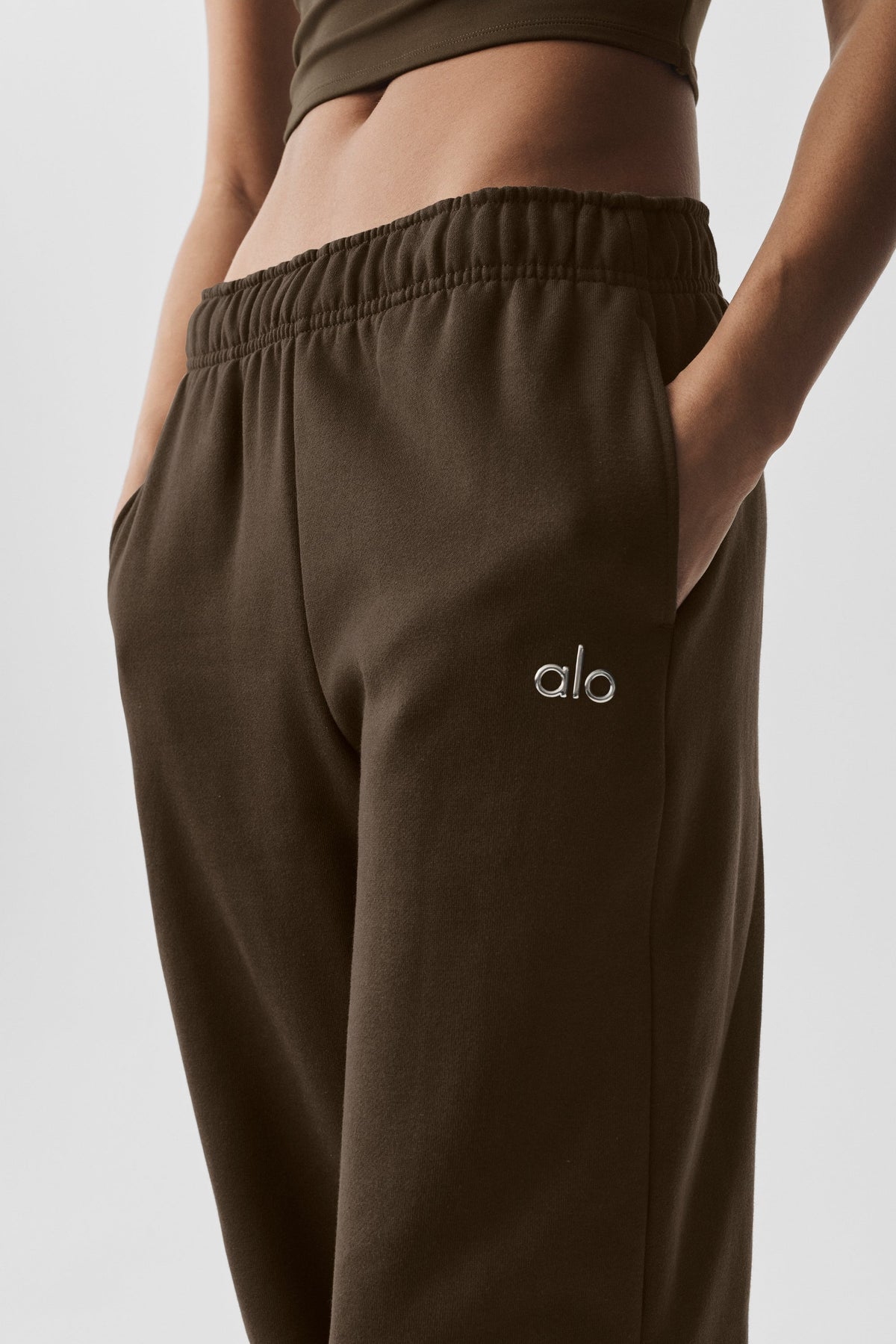 Accolade Straight Leg Sweatpant - Espresso — image 5